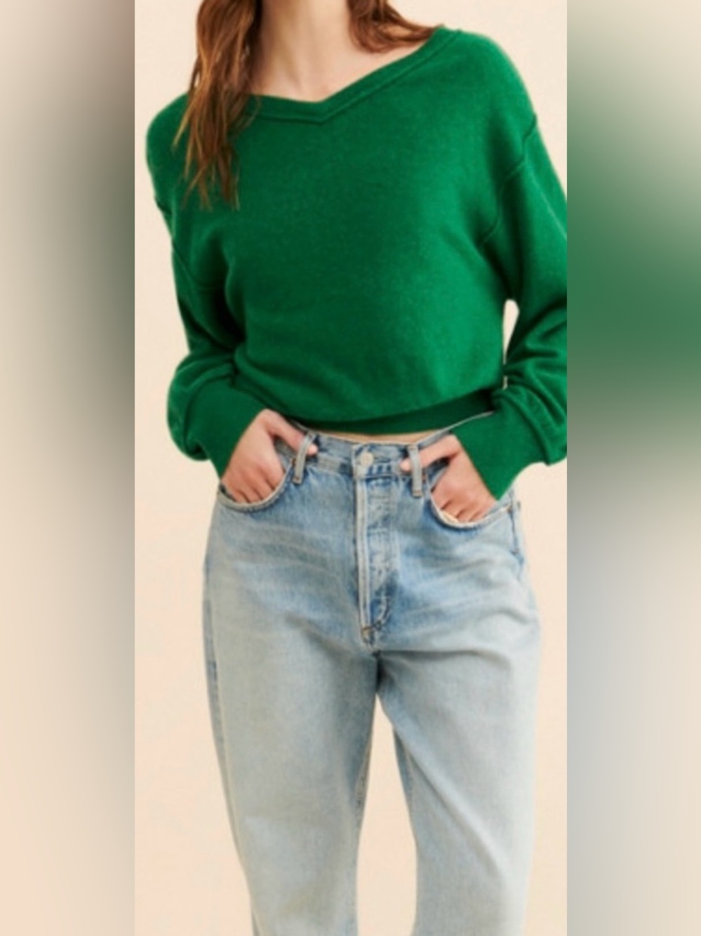Free People Love Like This Cashmere Pullover Size‎ Large